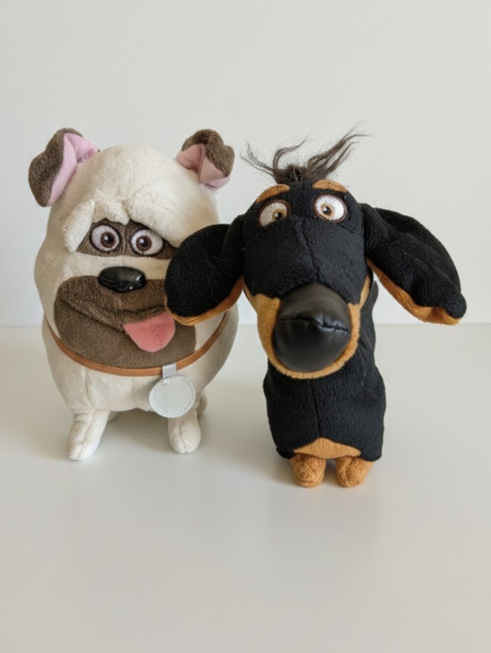 The Secret Life of Pets Plush Bundle Set Mel the Pug & Buddy Dachshund